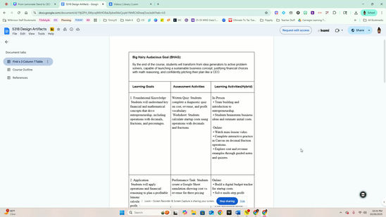 Designing an Engaging Online Course for Young Entrepreneurs 📈